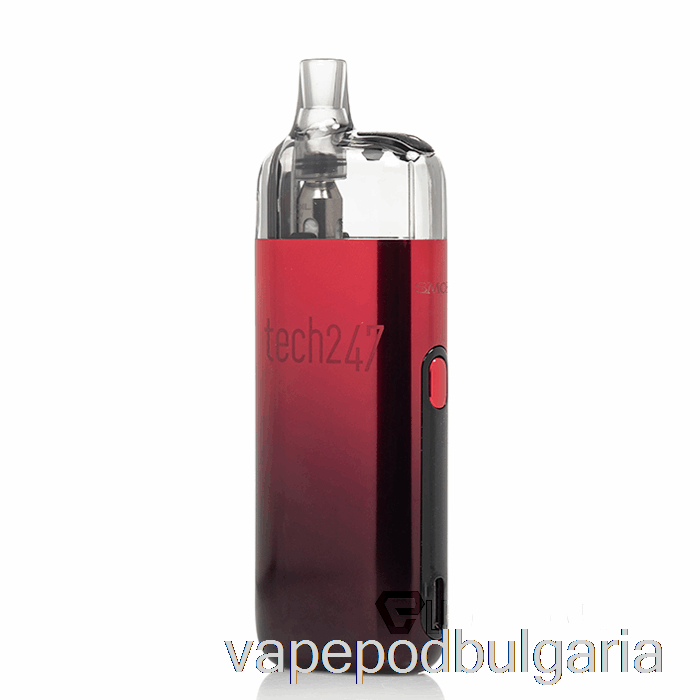 Vape Технически характеристики Smok Tech247 30w Pod Kit Red Black